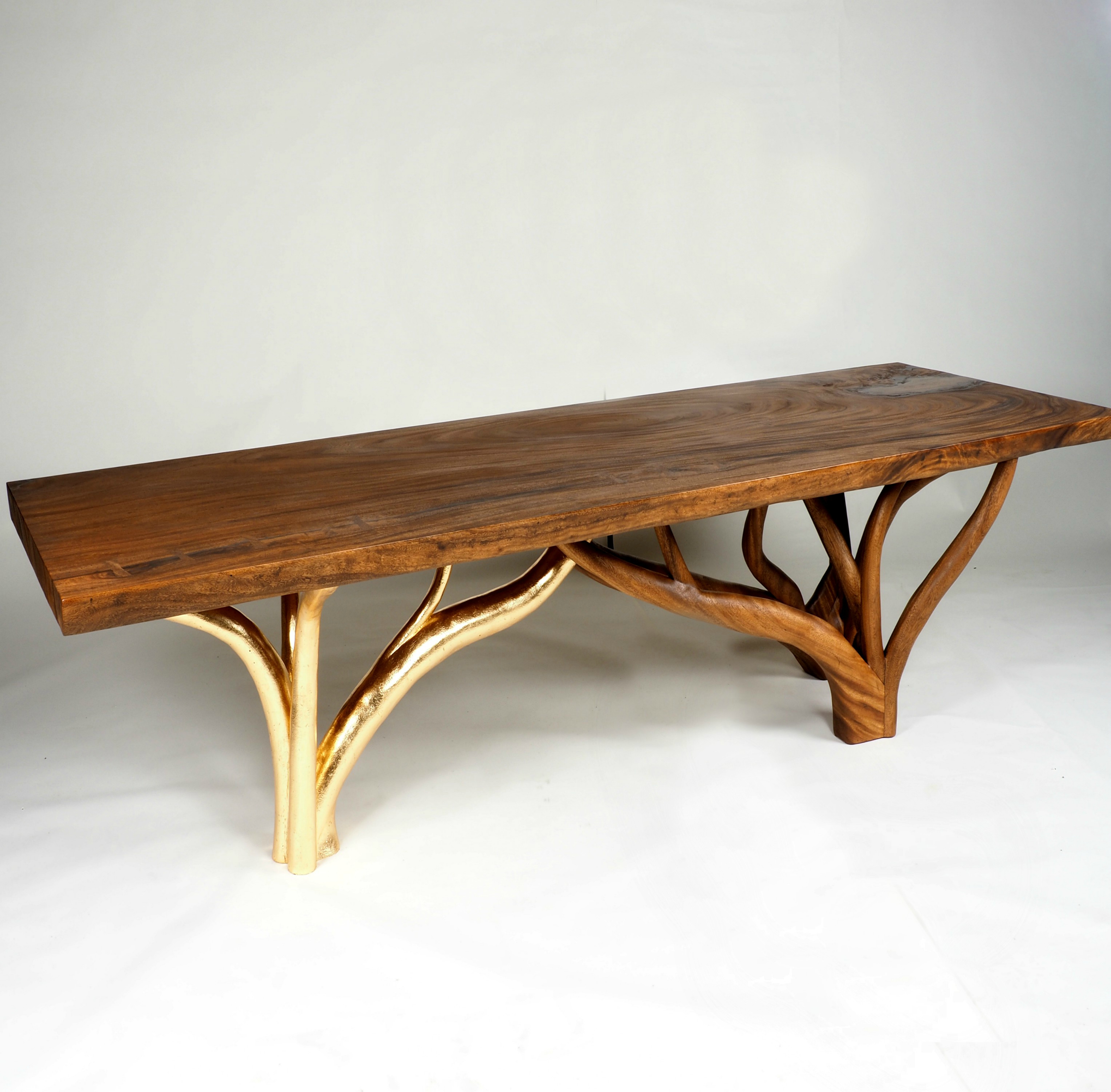 Amber Wood Dining Table